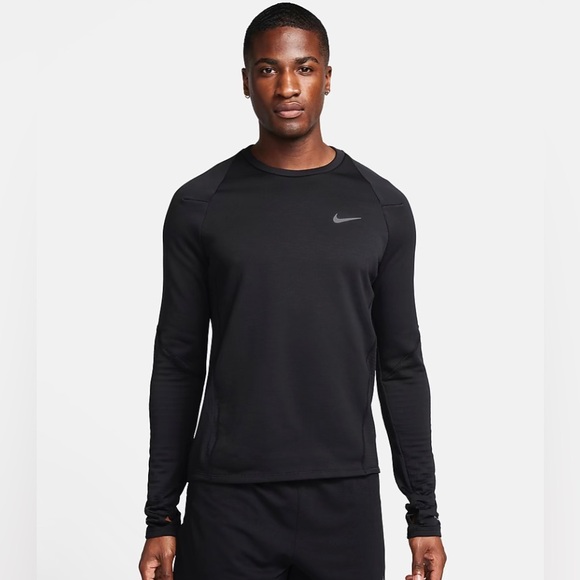 NEW Nike Element Men's XL/Large Therma-FIT Repel Running Crew -Black - Picture 1 of 9